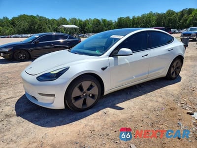 2021 TESLA MODEL 3 5YJ3E1EAXMF919968 - główne zdjęcie licytacji z USA - miniatura