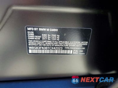 Zdjęcie 12 z 12 samochodu: 2026 BMW M5 VIN:WBS83FK08TCX42023 - miniatura
