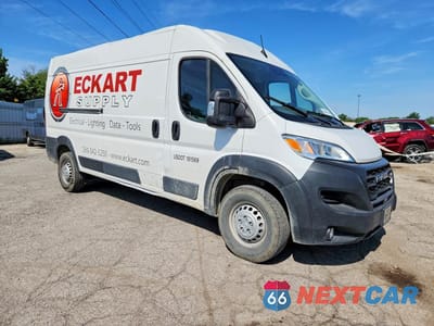 Czwarte zdjęcie samochodu z boku: 2025 RAM PROMASTER 3500 DELIVERY VAN VIN:3C6MRVHG3SE569545 - miniatura