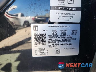 Zdjęcie 13 z 13 samochodu: 2023 GMC ACADIA SLT VIN:1GKKNML4XPZ130314 - miniatura