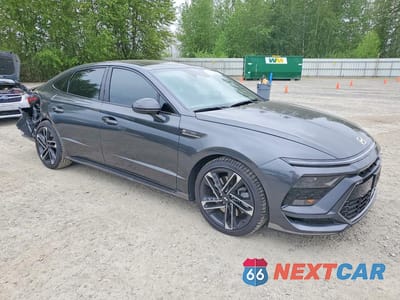 Czwarte zdjęcie samochodu z boku: 2025 HYUNDAI SONATA N LINE VIN:KMHL54JC9SA491305 - miniatura