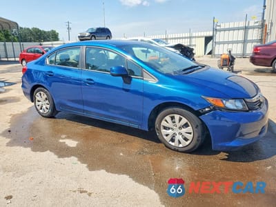 Czwarte zdjęcie samochodu z boku: 2012 HONDA CIVIC LX VIN:2HGFB2F52CH580355 - miniatura