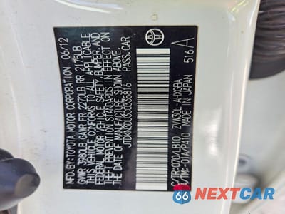 Zdjęcie 12 z 12 samochodu: 2012 TOYOTA PRIUS FIVE VIN:JTDKN3DU3C0335816 - miniatura