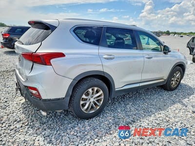Trzecie zdjęcie samochodu z tyłu: 2019 HYUNDAI SANTA FE SE VIN:5NMS23AD9KH127807 - miniatura