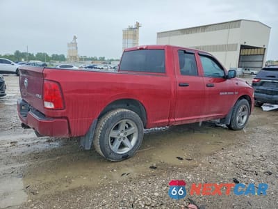 Trzecie zdjęcie samochodu z tyłu: 2012 DODGE RAM 1500 ST VIN:1C6RD7FT2CS227552 - miniatura