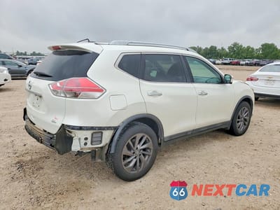 Trzecie zdjęcie samochodu z tyłu: 2016 NISSAN ROGUE SL VIN:5N1AT2MT2GC735188 - miniatura
