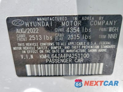 Zdjęcie 13 z 13 samochodu: 2023 HYUNDAI SONATA SEL VIN:KMHL64JA4PA251100 - miniatura