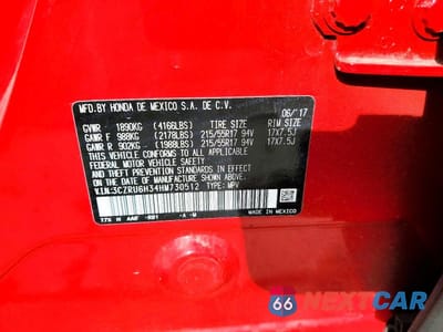 Zdjęcie 12 z 12 samochodu: 2017 HONDA HR-V LX VIN:3CZRU6H34HM730512 - miniatura