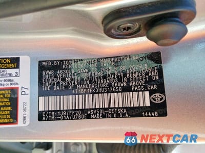 Zdjęcie 13 z 13 samochodu: 2017 TOYOTA CAMRY SE VIN:4T1BF1FK3HU317650 - miniatura