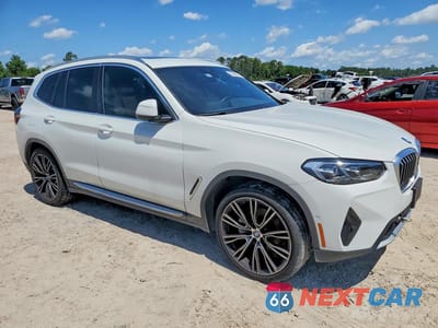 Czwarte zdjęcie samochodu z boku: 2023 BMW X3 SDRIVE30I VIN:WBX47DP07PN246652 - miniatura