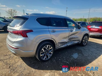 Trzecie zdjęcie samochodu z tyłu: 2023 HYUNDAI SANTA FE CALLIGRAPHY VIN:5NMS54AL3PH611046 - miniatura