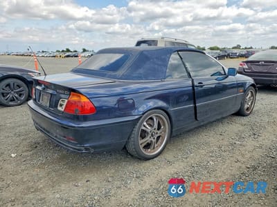 Trzecie zdjęcie samochodu z tyłu: 2001 BMW 330 CI VIN:WBABS53441JU80731 - miniatura