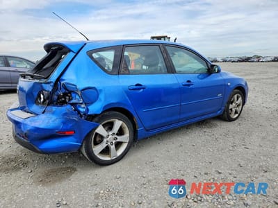 Trzecie zdjęcie samochodu z tyłu: 2005 MAZDA 3 HATCHBACK VIN:JM1BK343651245458 - miniatura