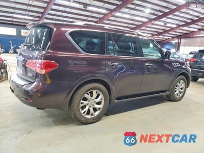 Trzecie zdjęcie samochodu z tyłu: 2012 INFINITI QX56 BASE VIN:JN8AZ2NE0C9017735 - miniatura