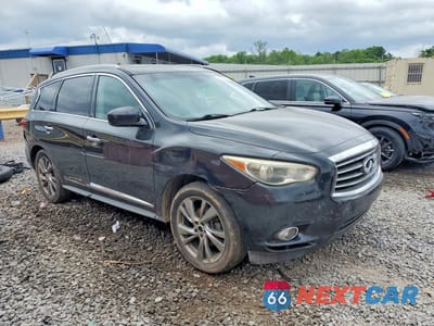Czwarte zdjęcie samochodu z boku: 2013 INFINITI JX35 BASE VIN:5N1AL0MM3DC316873 - miniatura