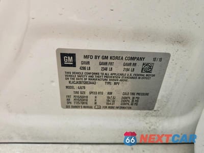 Zdjęcie 12 z 12 samochodu: 2016 BUICK ENCORE VIN:KL4CJASB7GB534443 - miniatura