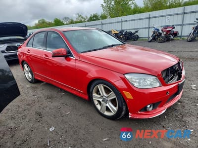 Czwarte zdjęcie samochodu z boku: 2010 MERCEDES-BENZ C 300 4MATIC VIN:WDDGF8BB1AR124193 - miniatura
