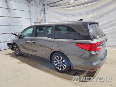 Drugie zdjęcie samochodu z przodu: 2023 HONDA ODYSSEY EXL VIN:5FNRL6H62PB024242 - miniatura