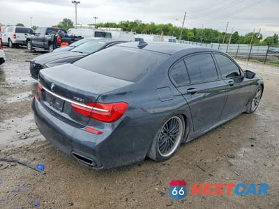 Trzecie zdjęcie samochodu z tyłu: 2017 BMW 750 XI VIN:WBA7F2C58HG421917 - miniatura