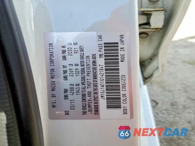 Zdjęcie 12 z 12 samochodu: 2016 MAZDA 6 GRAND TOURING VIN:JM1GJ1W51G1421847 - miniatura