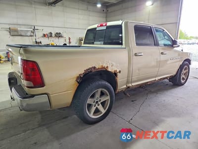 Trzecie zdjęcie samochodu z tyłu: 2011 DODGE RAM 1500 VIN:1D7RV1CT6BS535755 - miniatura