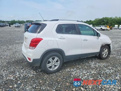 Trzecie zdjęcie samochodu z tyłu: 2018 CHEVROLET TRAX 1LT VIN:3GNCJLSB0JL317606 - miniatura