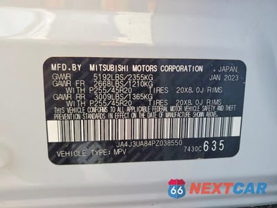 Zdjęcie 13 z 13 samochodu: 2023 MITSUBISHI OUTLANDER SE VIN:JA4J3UA84PZ038550 - miniatura