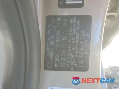 Zdjęcie 12 z 12 samochodu: 2006 HYUNDAI ELANTRA GLS VIN:KMHDN46D06U363285 - miniatura