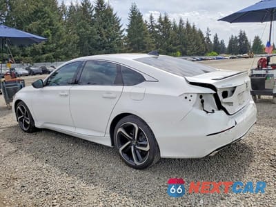 Drugie zdjęcie samochodu z przodu: 2021 HONDA ACCORD SPORT VIN:1HGCV1F38MA031097 - miniatura