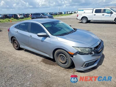 Czwarte zdjęcie samochodu z boku: 2019 HONDA CIVIC LX VIN:19XFC2E64KE042515 - miniatura