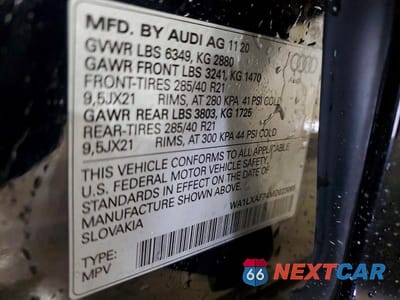 Zdjęcie 13 z 13 samochodu: 2021 AUDI Q7 PREMIUM PLUS VIN:WA1LXAF74MD023065 - miniatura