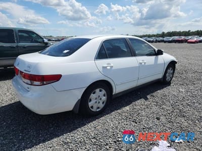 Trzecie zdjęcie samochodu z tyłu: 2003 HONDA ACCORD LX VIN:1HGCM56373A087038 - miniatura
