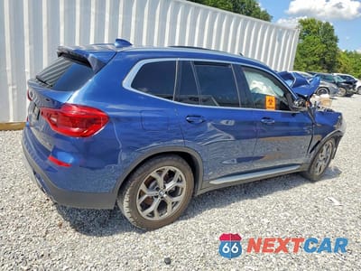 Trzecie zdjęcie samochodu z tyłu: 2021 BMW X3 SDRIVE30I VIN:5UXTY3C03M9G22730 - miniatura