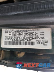 Zdjęcie 12 z 12 samochodu: 2002 TOYOTA TACOMA DOUBLE CAB PRERUNNER VIN:5TEGN92N12Z891268 - miniatura