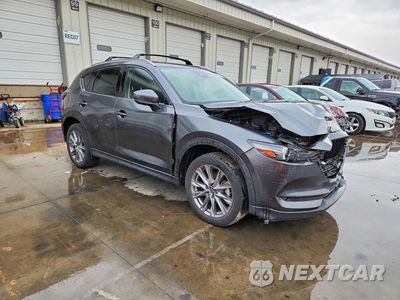 Czwarte zdjęcie samochodu z boku: 2021 MAZDA CX-5 GRAND TOURING RESERVE VIN:JM3KFBAY0M0355478 - miniatura