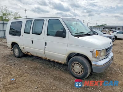 Czwarte zdjęcie samochodu z boku: 1997 FORD ECONOLINE E150 VAN VIN:1FDEE1468VHB78531 - miniatura