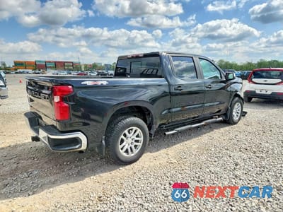 Trzecie zdjęcie samochodu z tyłu: 2021 CHEVROLET SILVERADO K1500 LT VIN:1GCUYDEDXMZ185320 - miniatura