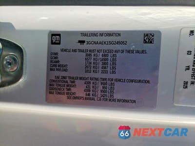Zdjęcie 12 z 12 samochodu: 2025 CHEVROLET SILVERADO C1500 VIN:3GCNAAEK1SG245052 - miniatura