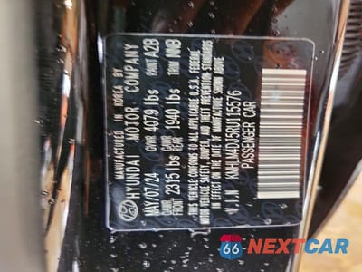 Zdjęcie 13 z 13 samochodu: 2024 HYUNDAI ELANTRA BLUE VIN:KMHLM4DJ5RU115576 - miniatura