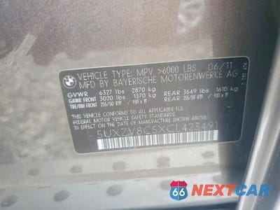 Zdjęcie 13 z 13 samochodu: 2012 BMW X5 XDRIVE50I VIN:5UXZV8C5XCL423491 - miniatura