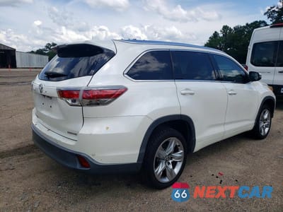 Trzecie zdjęcie samochodu z tyłu: 2016 TOYOTA HIGHLANDER LIMITED VIN:5TDYKRFH4GS136962 - miniatura