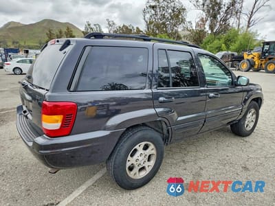 Trzecie zdjęcie samochodu z tyłu: 1999 JEEP GRAND CHEROKEE LIMITED VIN:1J4G268S3XC537241 - miniatura