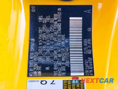 Zdjęcie 14 z 14 samochodu: 2007 TOYOTA FJ CRUISER BASE VIN:JTEBU11F570074462 - miniatura