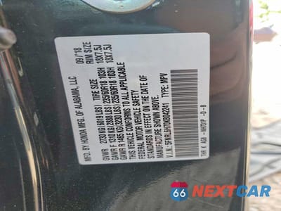 Zdjęcie 14 z 14 samochodu: 2019 HONDA ODYSSEY EXL VIN:5FNRL6H70KB042241 - miniatura