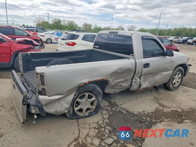 Trzecie zdjęcie samochodu z tyłu: 2004 GMC NEW SIERRA C1500 VIN:1GTEC14T94Z201338 - miniatura