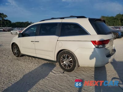 Drugie zdjęcie samochodu z przodu: 2015 HONDA ODYSSEY EXL VIN:5FNRL5H68FB004506 - miniatura
