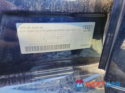 Zdjęcie 12 z 12 samochodu: 2005 AUDI A4 1.8T QUATTRO VIN:WAULC68E35A080898 - miniatura