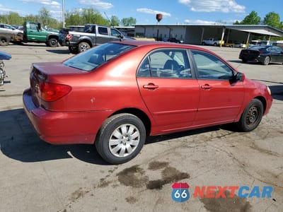 Trzecie zdjęcie samochodu z tyłu: 2004 TOYOTA COROLLA LE VIN:2T1BR32E84C279248 - miniatura