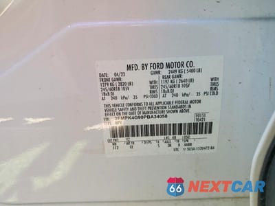 Zdjęcie 13 z 13 samochodu: 2023 FORD EDGE SE VIN:2FMPK4G90PBA34058 - miniatura