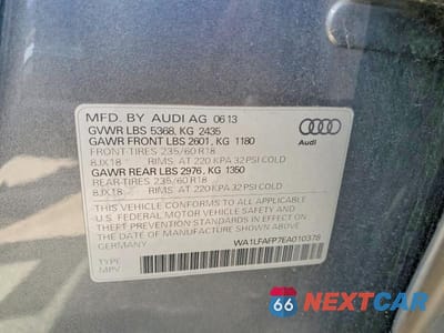 Zdjęcie 13 z 13 samochodu: 2014 AUDI Q5 PREMIUM PLUS VIN:WA1LFAFP7EA010378 - miniatura